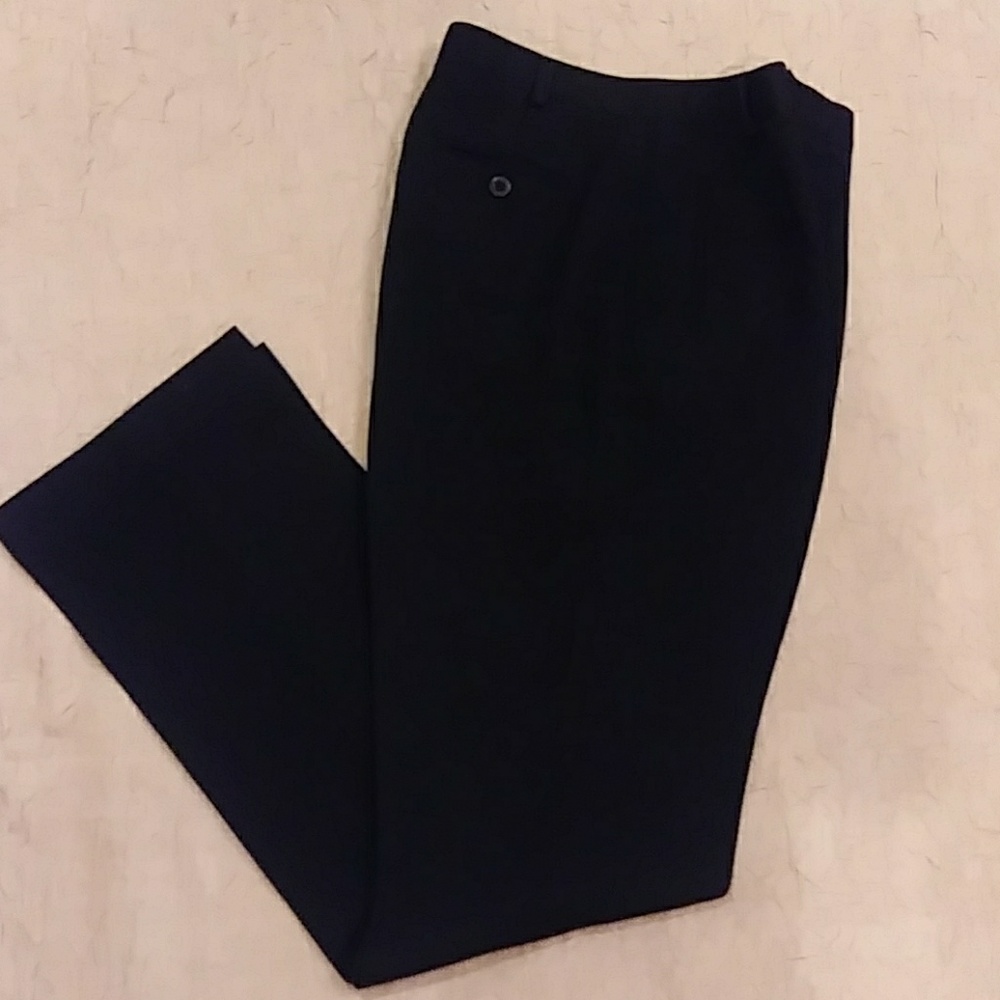 Black Wool Pants